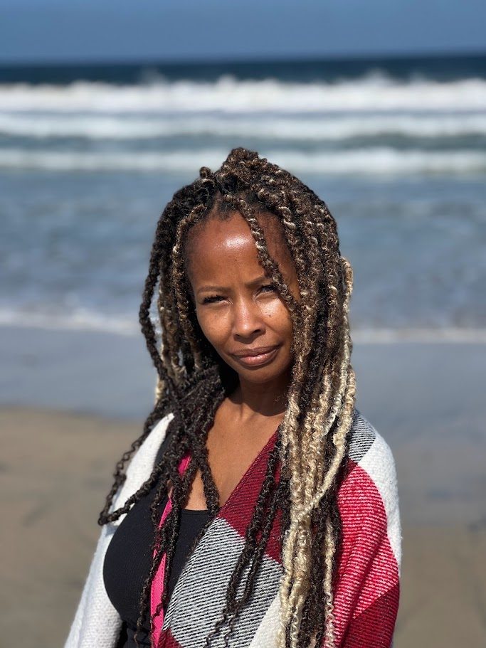 Braided style on the beach